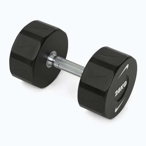Chromierte Hantel Nike Strength Pro Urethane Dumbbell 28 kg black/white