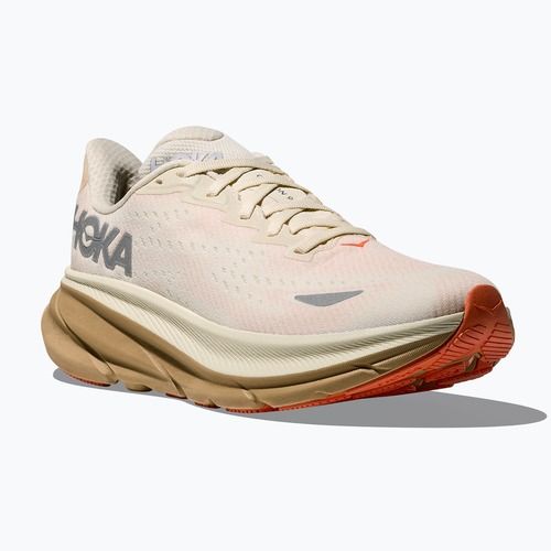 Damen Laufschuhe HOKA Clifton 9 GTX eggshell/khaki