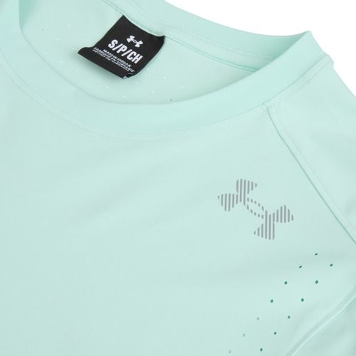Herren Laufshirt Under Armour Velociti Pro refresh mint/castlerock