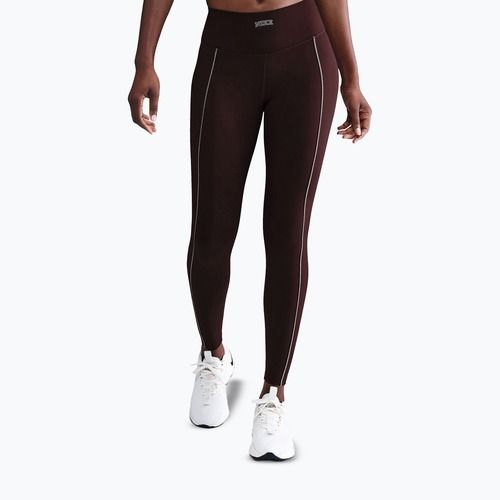 Damenleggings Nike One High-Waisted burgundy crush