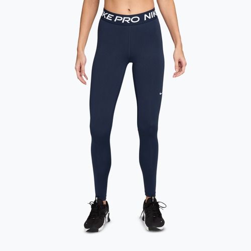 Damenleggings Nike Pro 365 Tight midnight navy/white