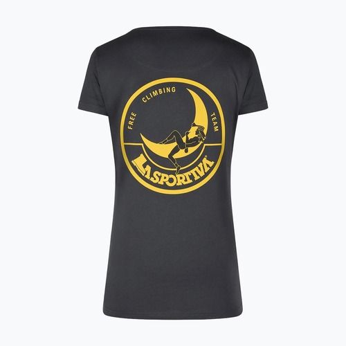 Damen T-Shirt La Sportiva Climbing on the Moon black/yellow