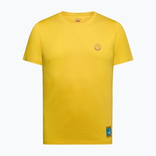 La Sportiva Climbing on the Moon Herren T-Shirt giallo/viola