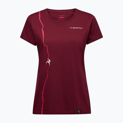 Damen T-Shirt La Sportiva Route redwood/azalea