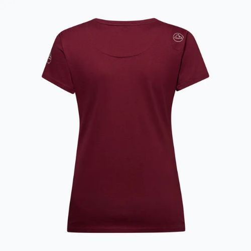 Damen T-Shirt La Sportiva Route redwood/azalea