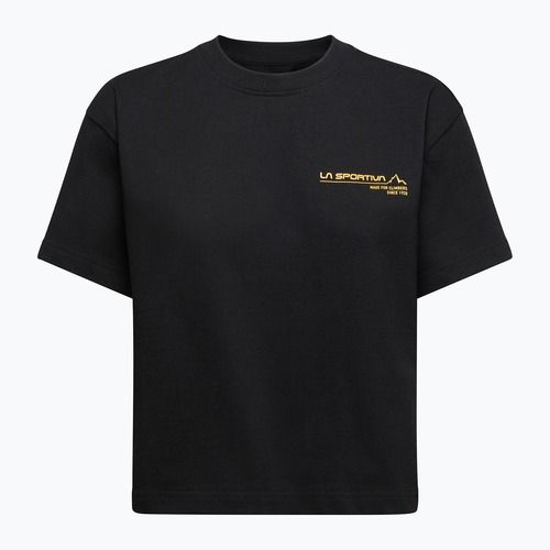 La Sportiva Since 1928 Crop Damen Klettershirt black/yellow