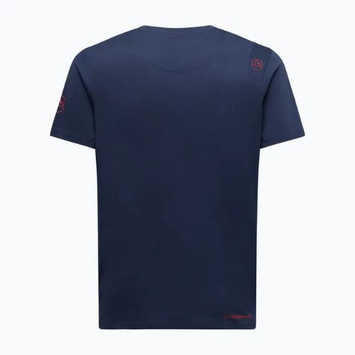 La Sportiva Solution Herren Klettershirt night sky/mountain red