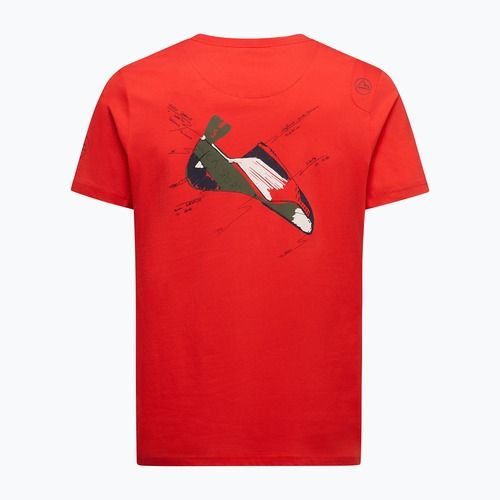 La Sportiva Mantra Herren T-Shirt mountain red/night sky