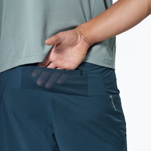 Herren-Trekking-Shorts Salewa Pedroc DST Light pond blue