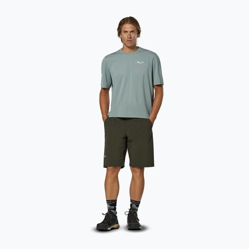Herren-Trekking-Shorts Salewa Pedroc 4 DST Cargo dark olive/0910