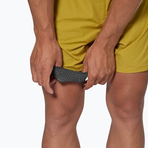 Herren-Trekking-Shorts Salewa Pedroc DST 2IN1 olive oil int/0870