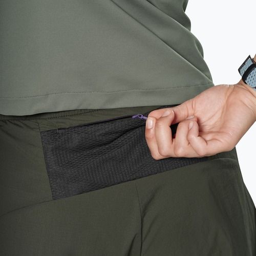 Damen-Trekking-Shorts Salewa Pedroc DST 2IN1 dark olive int/0870