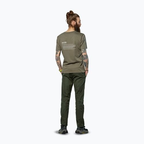 Herren T-Shirt Salewa Eagle Vocab faded green