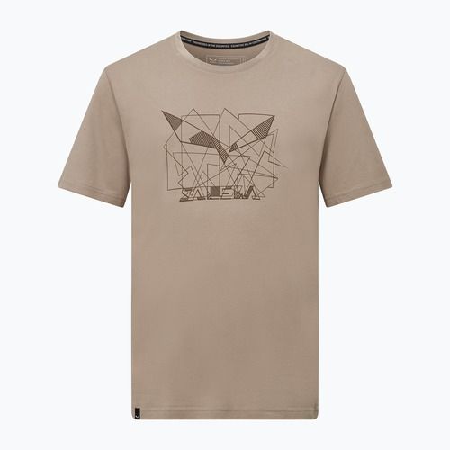 Salewa Eagle Geometric quicksand Herren T-Shirt