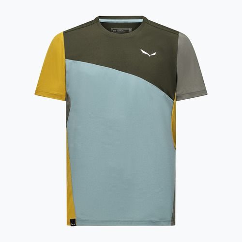 Herren-Trekking T-Shirt Salewa Puez Sporty Dry dark olive/multi