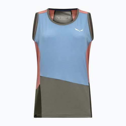 Damen-Trekking-Tanktop Salewa Puez Sporty Dry morning blue multi