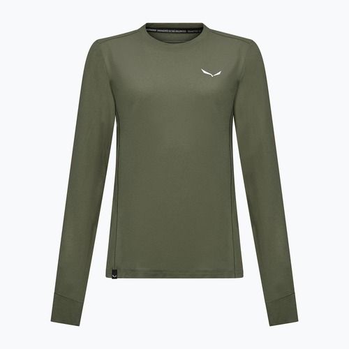 Damen-Trekking-Longsleeve Salewa Puez Dry dark olive