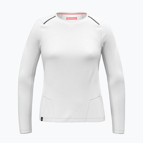Damen-Trekking-Longsleeve Salewa Pedroc Dry Tee white