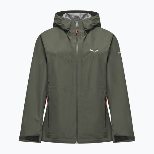 Damen-Regenjacke Salewa Puez Aqua 4 PTX 2.5L faded green