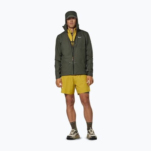 Herren-Regenjacke Salewa Pedroc 2 PTX 2.5 Light faded green