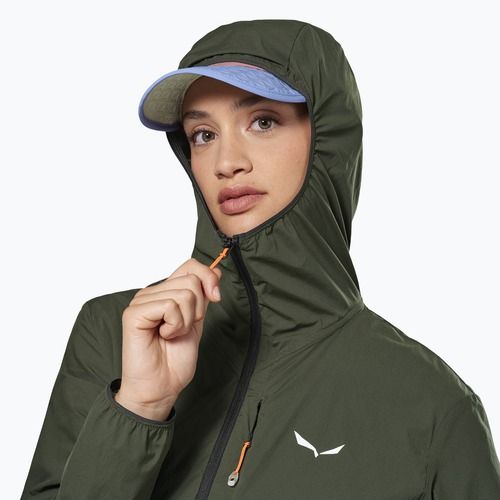 Damen-Windjacke Salewa Pedroc Wind HD Light dark olive