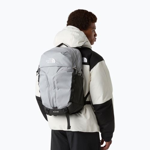 Stadtrucksack The North Face Surge 31 l melt grey dark heather/tnf black