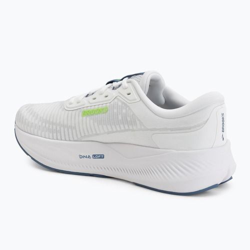 Brooks Revel Max Herren-Laufschuhe white/moonlight/green gecko