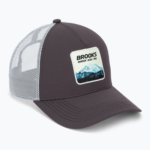 Basecap Brooks Surge Trucker dark russet/white/atomic blue