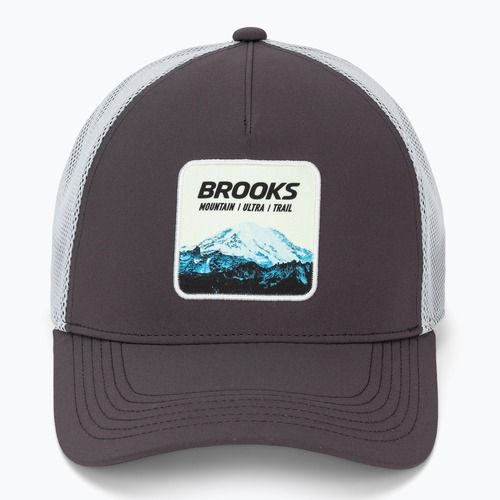 Basecap Brooks Surge Trucker dark russet/white/atomic blue