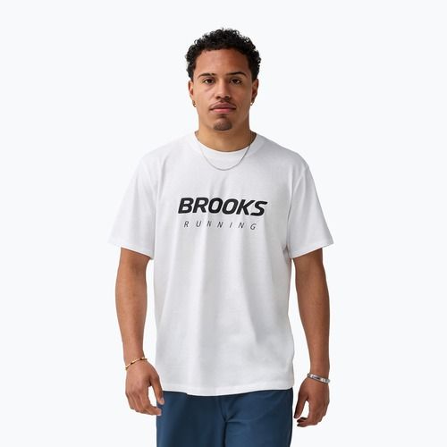 Brooks Graphic white/black Herren Laufshirt
