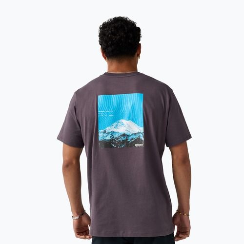 Brooks Graphic Laufshirt für Herren dark russet/atomic blue