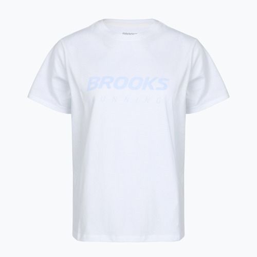 Damen-Laufshirt Brooks Graphic white/halogen blue