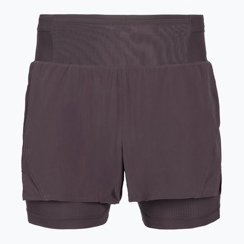 Laufshorts für Herren Brooks High Point 5" 2IN1 2.0 dark russet