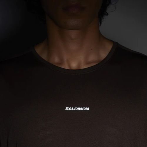 Salomon Shakeout Core cofee bean Herren Laufshirt