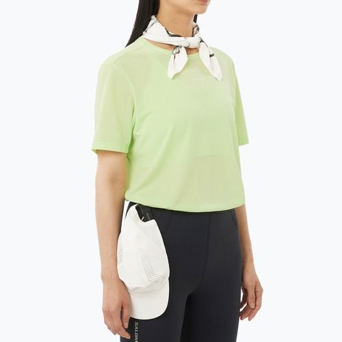 Damen-Laufshirt Salomon Shakeout Core butterfly