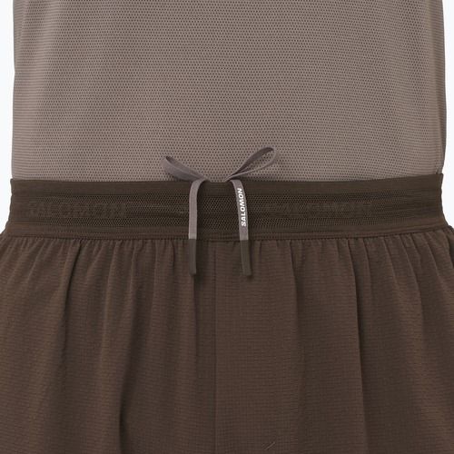 Salomon Sense Aero Herren-Laufshorts 7" coffee bean