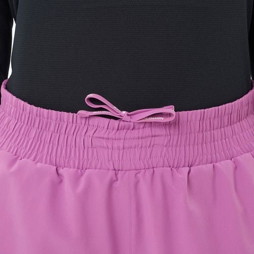 Damen Laufshorts Salomon Shakeout Core 2IN1 4 "iris orchid"
