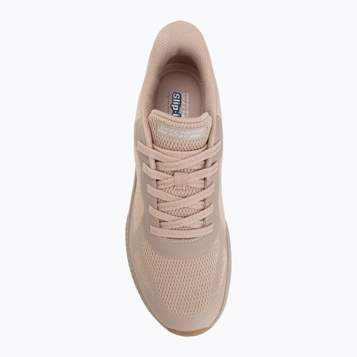 Damenschuhe SKECHERS Bobs Squad 4 Staple Look beige
