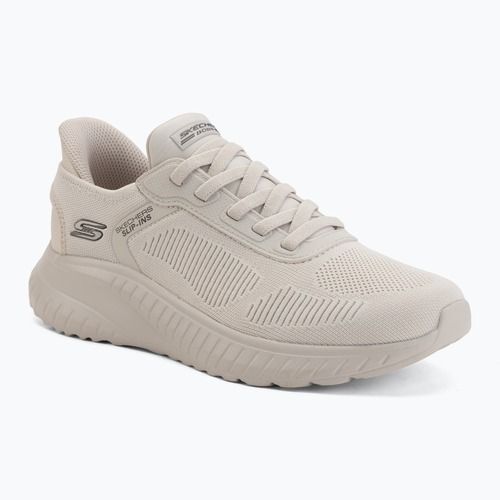 Herrenschuhe SKECHERS Bobs Squad Chaos Solid Step white