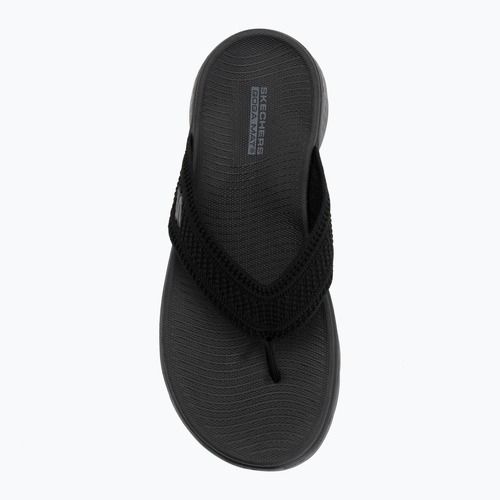 Damen Zehentrenner SKECHERS Go Walk Flex Holly black