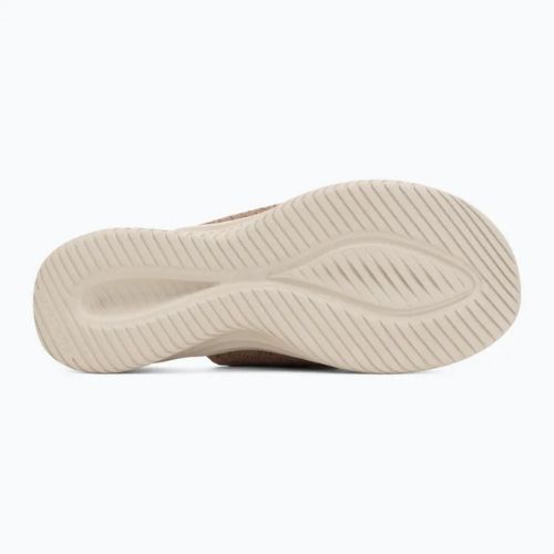 Damen-Pantoletten SKECHERS Ultra Flex 3.0 Rhythm Waves brown