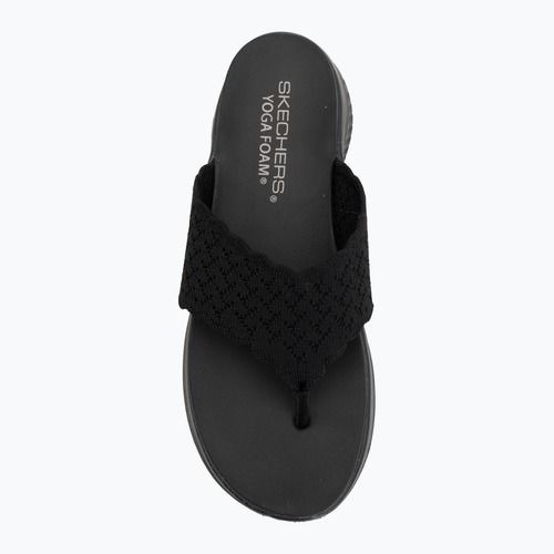 Damen-Pantoletten SKECHERS Ultra Flex 3.0 Rhythm Waves black