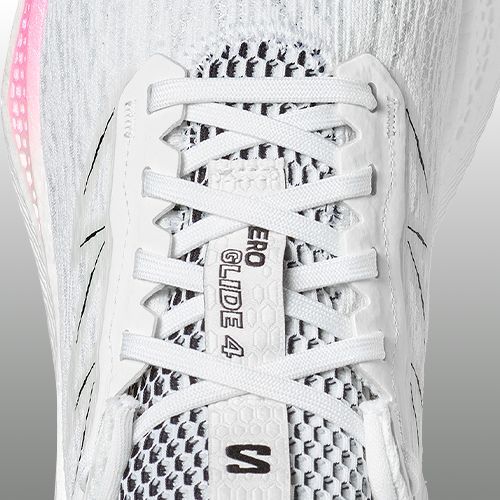 Damen-Laufschuhe Salomon Aero Glide 4 white/white/black