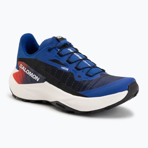 Laufschuhe Salomon Genesis Equipe surf the web/fiery red/white