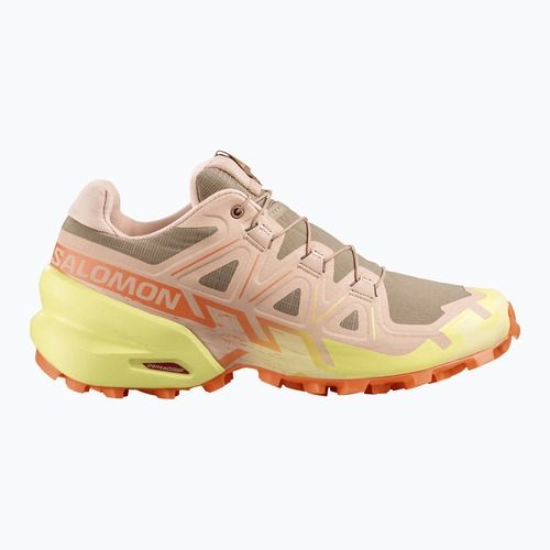 Damen-Laufschuhe Salomon Speedcross 6 burro/sunny lime/almond cream