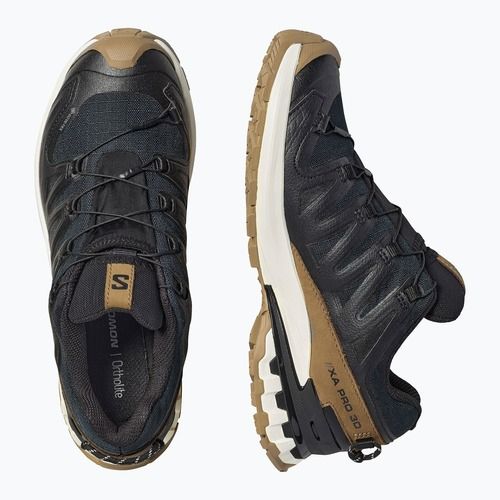 Damen-Laufschuhe alomon XA PRO 3D V9 GTX Lifelong black/coyote brown/vanilla ice