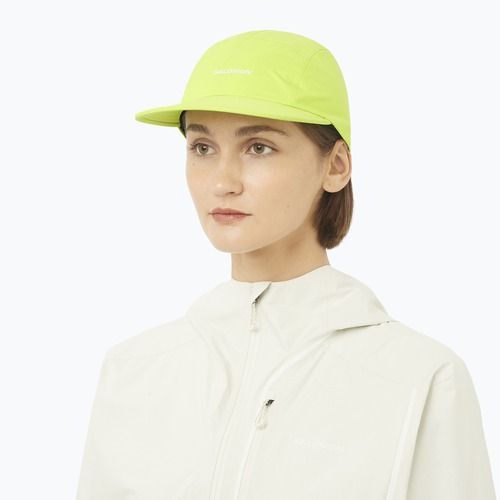 Salomon Bonatti Pro 5 Panel acid lime Kappe mit Schirm