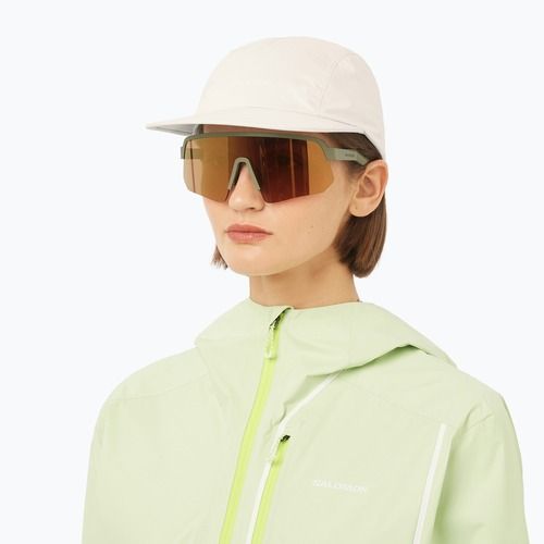 Salomon Bonatti Pro 5 Panel whisper white Kappe mit Schirm
