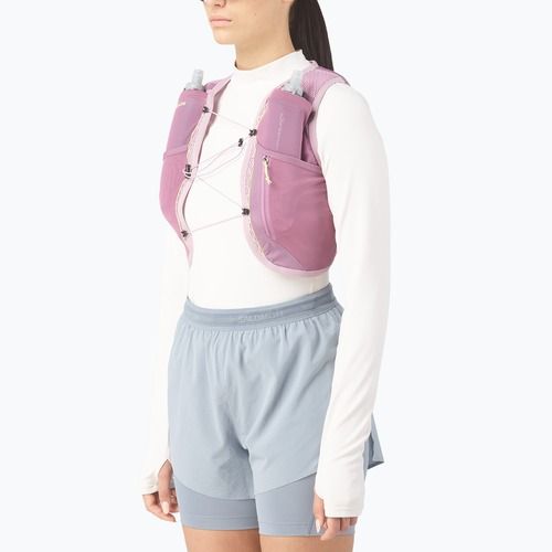 Damen-Laufweste Salomon Active Skin 4 Set dusky orchid/daw