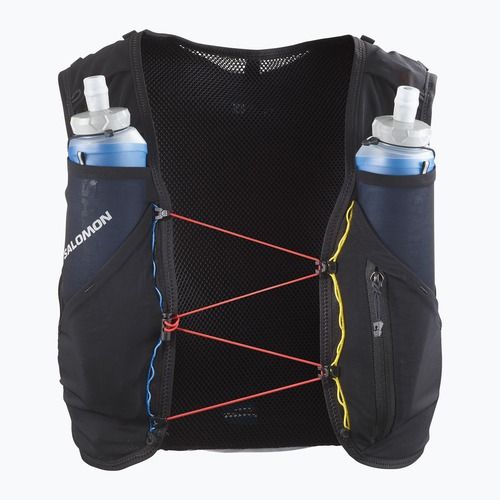 Weste Salomon ADV SKIN 5 Race Flag Set schwarz/weiß